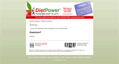 Desktop Screenshot of forums.dietpower.com