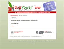 Tablet Screenshot of forums.dietpower.com